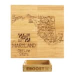 Custom Maryland Puzzle Coaster Set