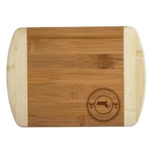 Custom Massachusetts State Stamp 2-Tone Bar Board