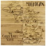 Custom Michigan Puzzle Coaster Set - 1