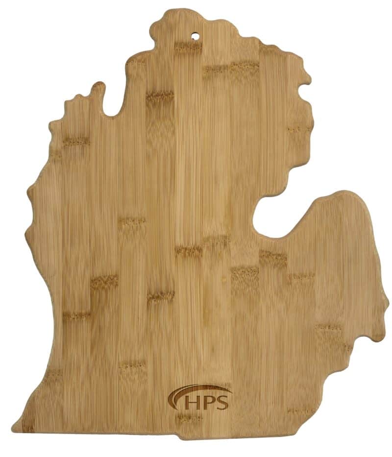Custom Michigan State Bamboo Cutting & Serving Board