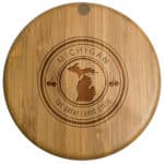 Custom Michigan State Stamp Salt Box - 1