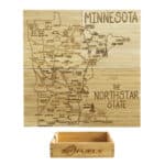 Custom Minnesota Puzzle Coaster Set
