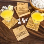 Custom Montana Puzzle Coaster Set - 1