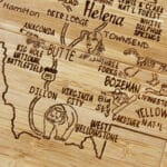 Custom Montana Puzzle Coaster Set - 3