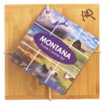 Custom Montana Puzzle Coaster Set - 4