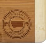 Custom Montana State Stamp 2-Tone Bar Board - 1