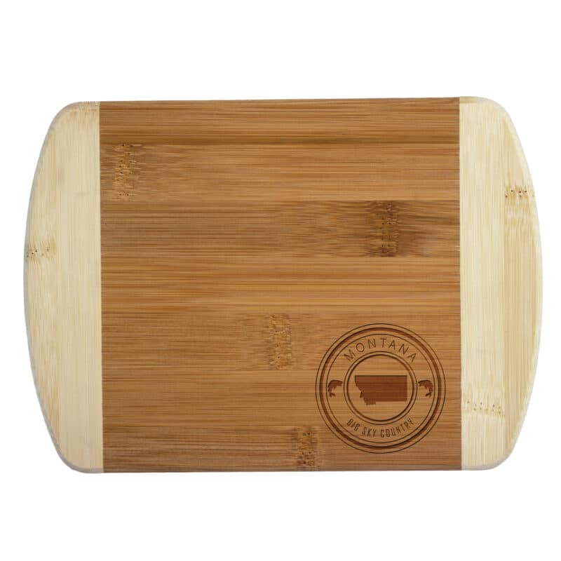 Custom Montana State Stamp 2-Tone Bar Board