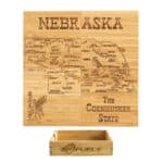 Custom Nebraska Puzzle Coaster Set