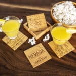 Custom Nevada Puzzle Coaster Set - 1
