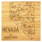 Custom Nevada Puzzle Coaster Set - 2