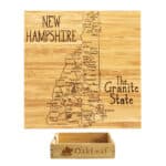 Custom New Hampshire Puzzle Coaster Set