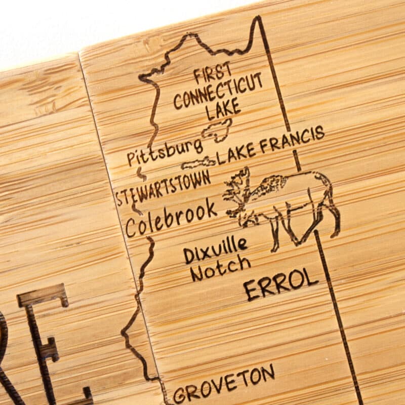 Custom New Hampshire Puzzle Coaster Set - 3