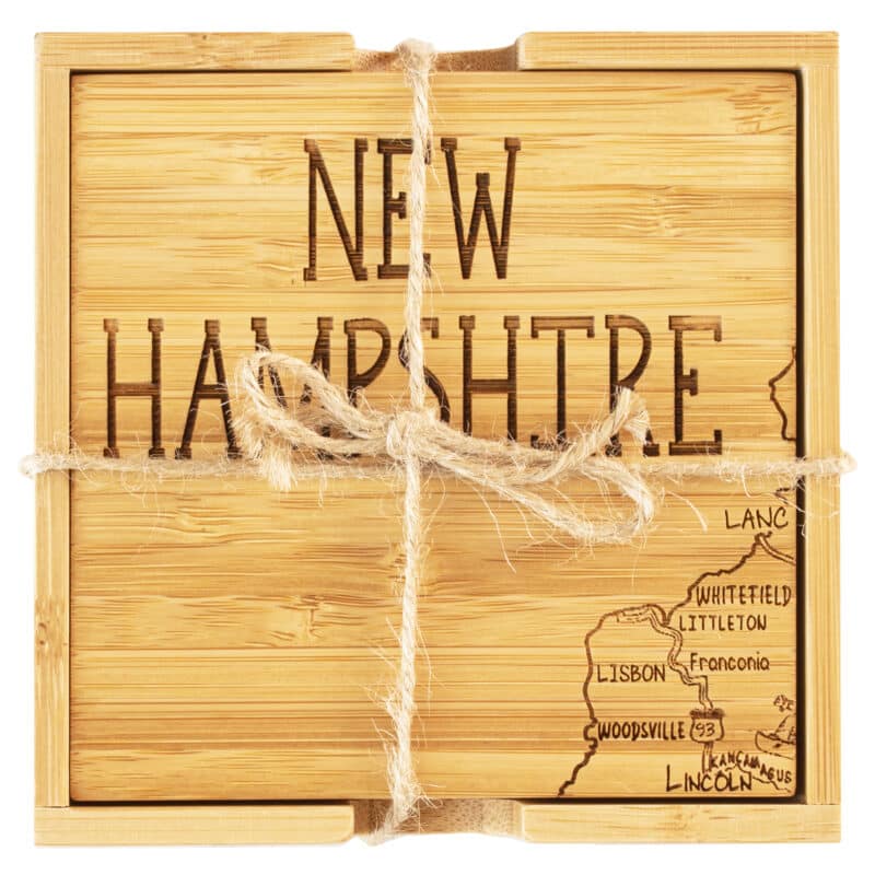 Custom New Hampshire Puzzle Coaster Set - 4