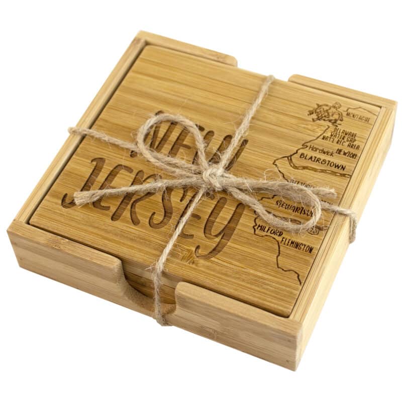 Custom New Jersey Puzzle Coaster Set - 3