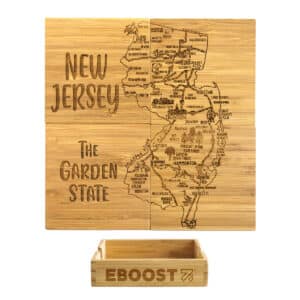 Custom New Jersey Puzzle Coaster Set