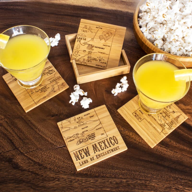 Custom New Mexico Puzzle Coaster Set - 2