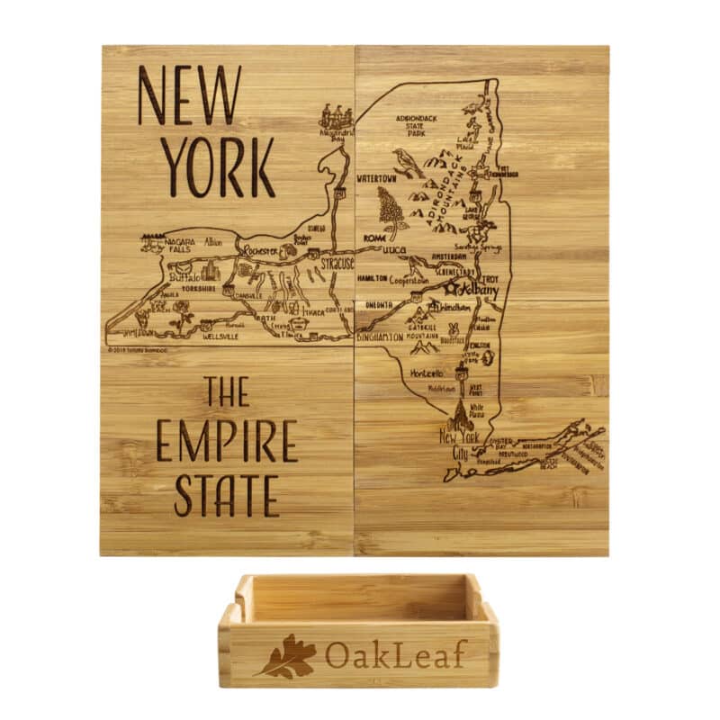 Custom New York Puzzle Coaster Set