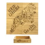 Custom North Carolina Puzzle Coaster Set