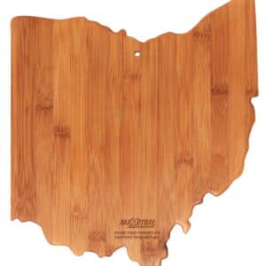 Custom Ohio State Cutting & Serving Board