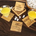 Custom Oklahoma Puzzle Coaster Set - 1