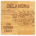Custom Oklahoma Puzzle Coaster Set - 2
