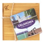 Custom Oklahoma Puzzle Coaster Set - 3