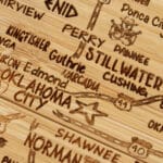Custom Oklahoma Puzzle Coaster Set - 4