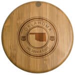 Custom Oklahoma State Stamp Salt Box - 1