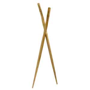 Custom Reusable Bamboo Twist Chopsticks (Pair)