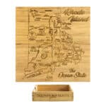 Custom Rhode Island Puzzle Coaster Set