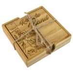 Custom Rhode Island Puzzle Coaster Set - 3