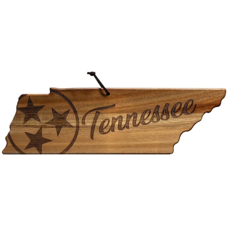 Rock & Branch Origins Series Tennessee State Shaped Wood Serving & Cutting Board