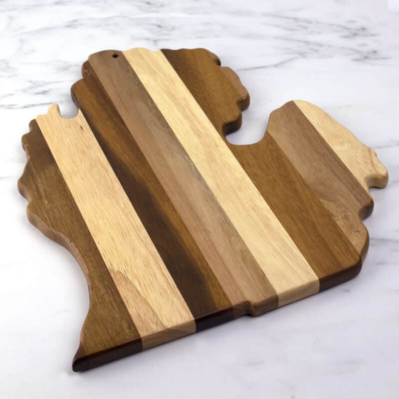 Rock & Branch Shiplap Series California State Shaped Wood Serving & Cutting Board - Thumbnail 5