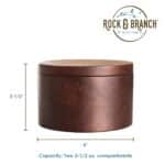 Custom Rock & Branch® Acacia Duet Salt Box - 3