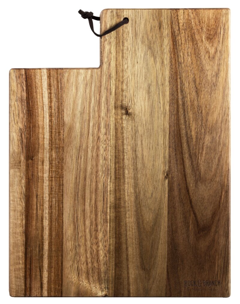 Custom Rock & Branch® Origins Series Utah State Shaped Cutting & Serving Board - 2