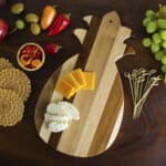 Custom Rock & Branch® Shiplap Series Pineapple Shaped Wood Serving & Cutting Board - 1