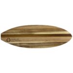 Custom Rock & Branch® Shiplap Series Surfboard Cutting & Serving Board