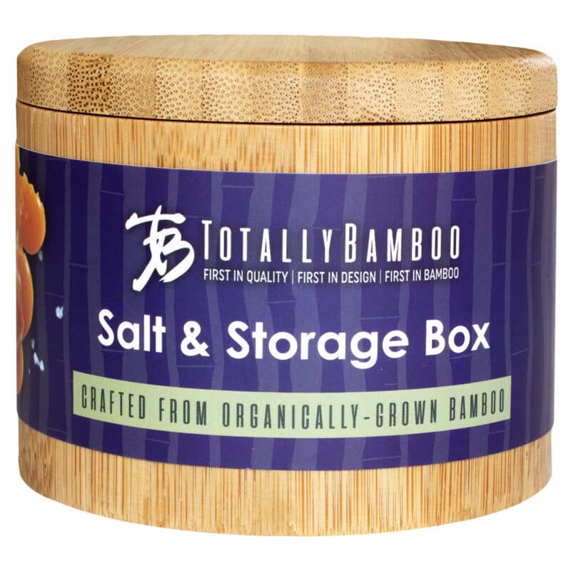 Custom Round Salt Box w/Magnetic Swivel Lid - 3