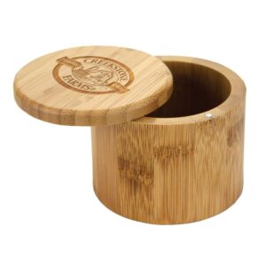 Custom Round Salt Box w/Magnetic Swivel Lid