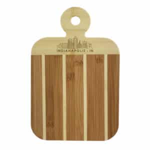 Custom Striped Paddle Indianapolis City Skyline Board