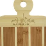 Custom Striped Paddle Las Vegas City Skyline Board - 2