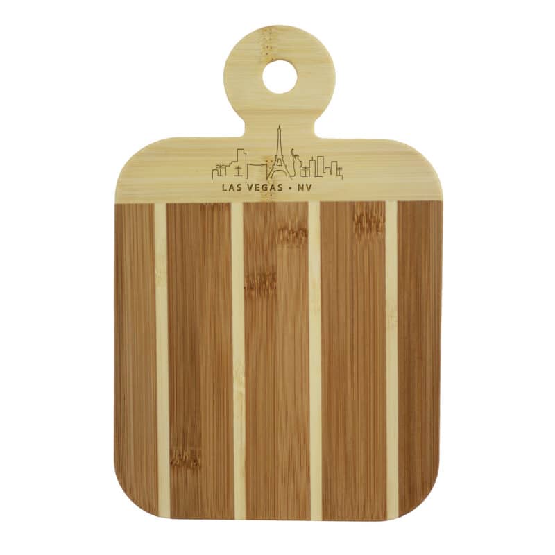 Custom Striped Paddle Las Vegas City Skyline Board