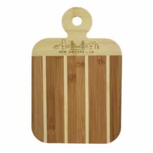 Custom Striped Paddle New Orleans City Skyline Board