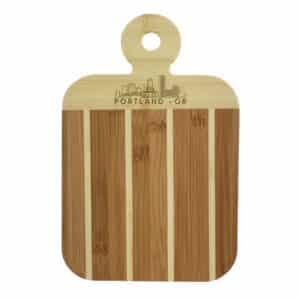 Custom Striped Paddle Portland Oregon City Skyline Board