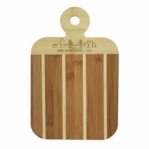 Custom Striped Paddle San Francisco City Skyline Board