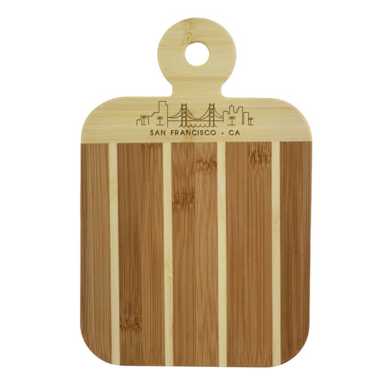 Custom Striped Paddle San Francisco City Skyline Board