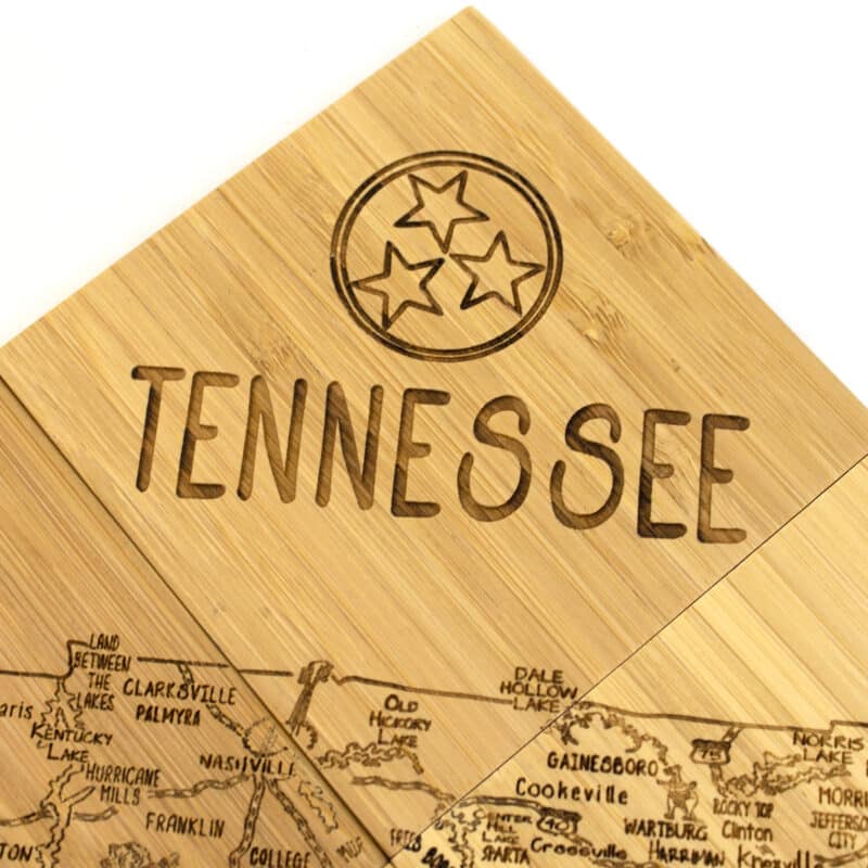 Custom Tennessee Puzzle Coaster Set - 3