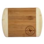 Custom Texas State Stamp 2-Tone Bar Board