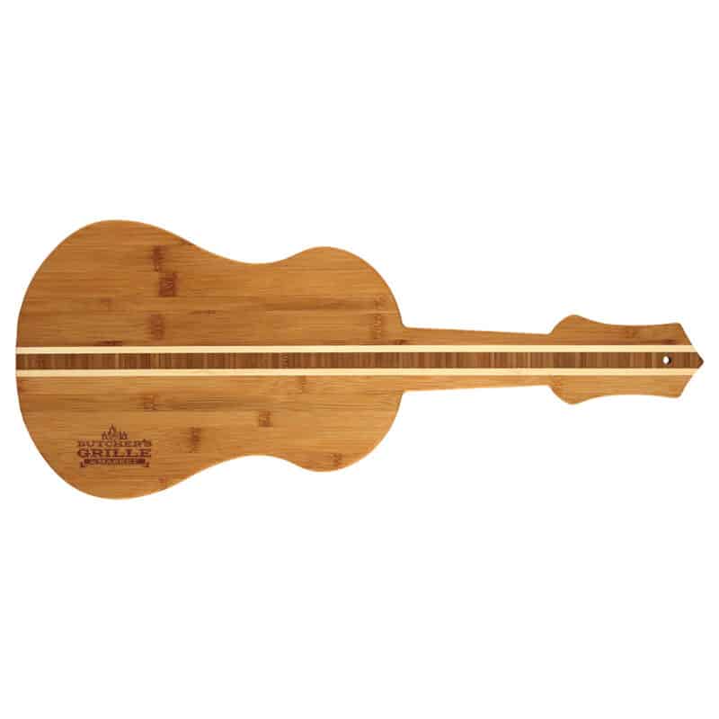 Ukulele/Guitar Shape Bamboo Cutting Board - Thumbnail 3