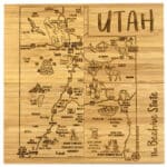 Custom Utah Puzzle Coaster Set - 2